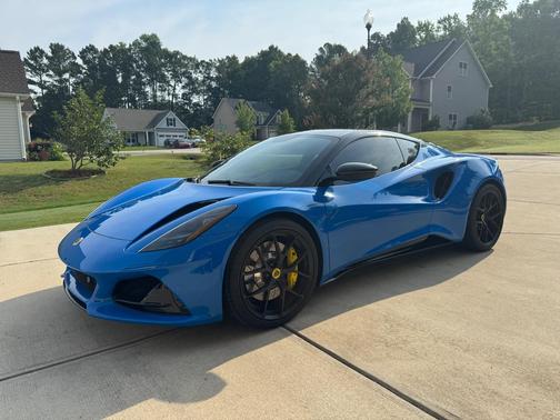 Blue 2024 Lotus Emira V6 First Edition