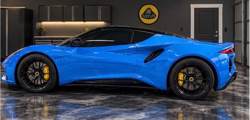 Blue 2024 Lotus Emira V6 First Edition