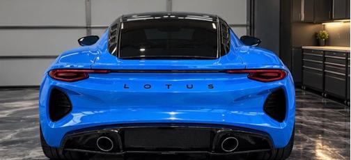 Blue 2024 Lotus Emira V6 First Edition