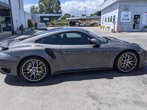 Gray 2014 Porsche 911 911 Turbo S
