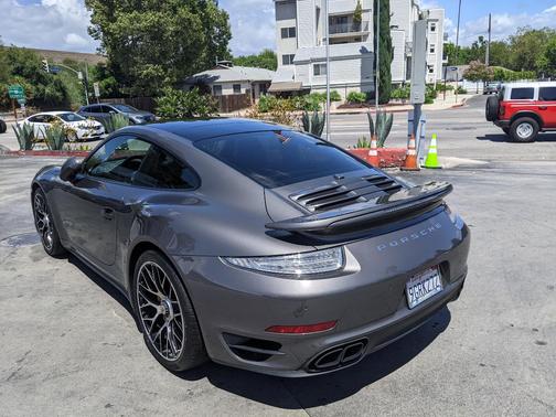 Gray 2014 Porsche 911 911 Turbo S