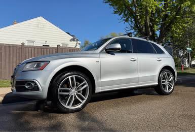 Silver 2014 Audi Q5 3.0T Premium Plus