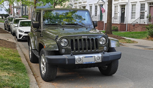 Green 2015 Jeep Wrangler Sahara