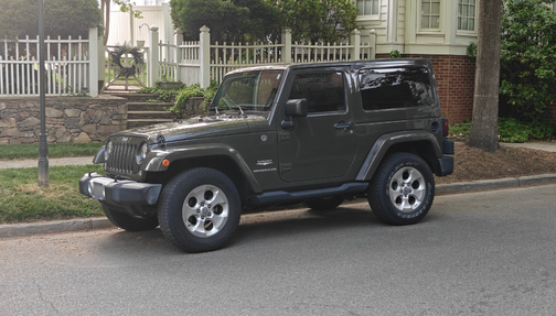 Green 2015 Jeep Wrangler Sahara
