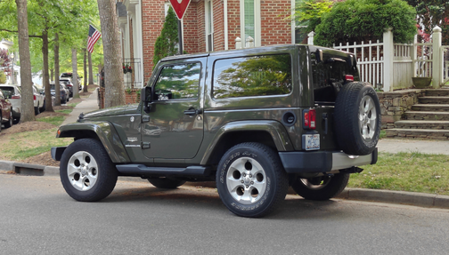 Green 2015 Jeep Wrangler Sahara