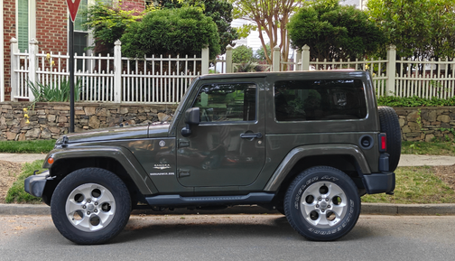 Green 2015 Jeep Wrangler Sahara