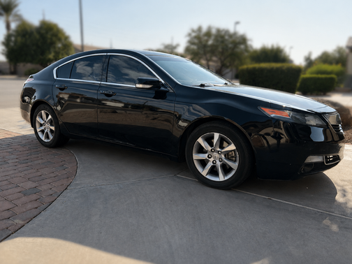 Black 2013 Acura TL Technology