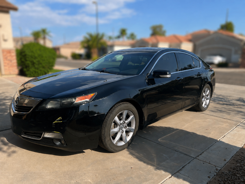 Black 2013 Acura TL Technology