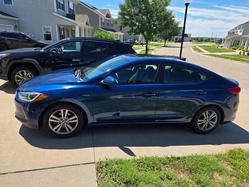 Blue 2017 Hyundai ELANTRA Value Edition