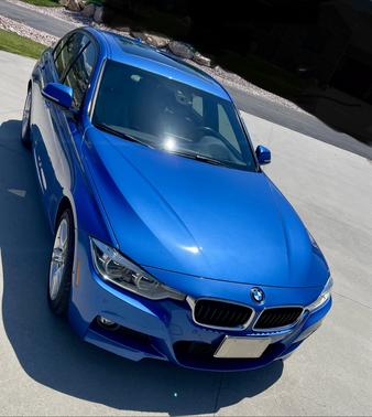 Blue 2016 BMW 340 i xDrive