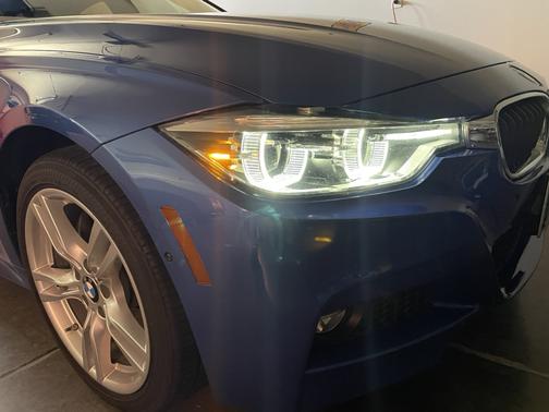 Blue 2016 BMW 340 i xDrive
