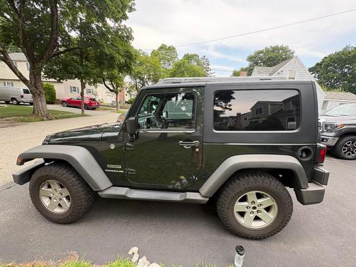 Green 2010 Jeep Wrangler Sport