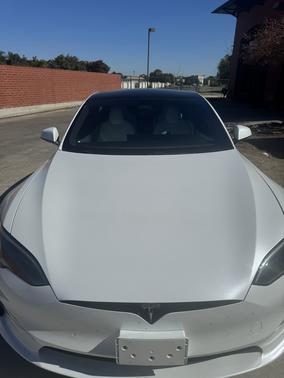 White 2023 Tesla Model S Plaid