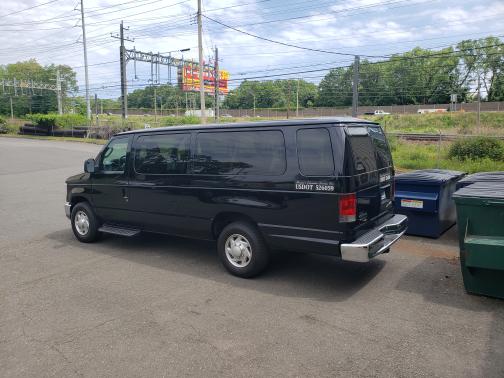 Black 2012 Ford E350 Super Duty XLT