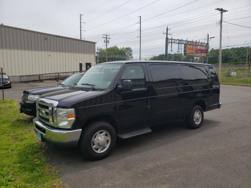 Black 2012 Ford E350 Super Duty XLT