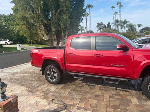 Red 2018 Toyota Tacoma Limited