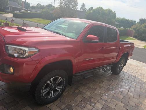 Red 2018 Toyota Tacoma Limited