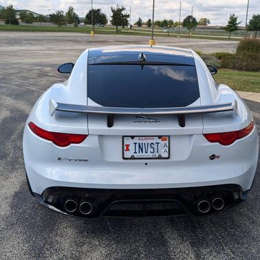 White 2017 Jaguar F-TYPE SVR