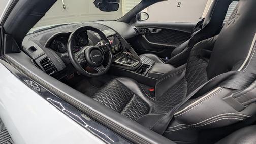 White 2017 Jaguar F-TYPE SVR