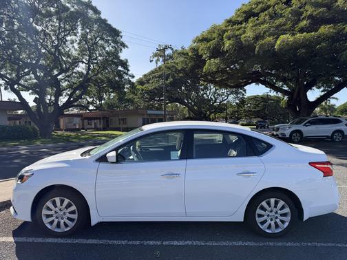 White 2017 Nissan Sentra S