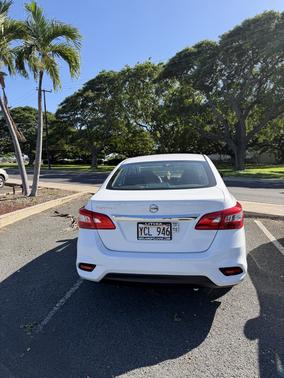 White 2017 Nissan Sentra S