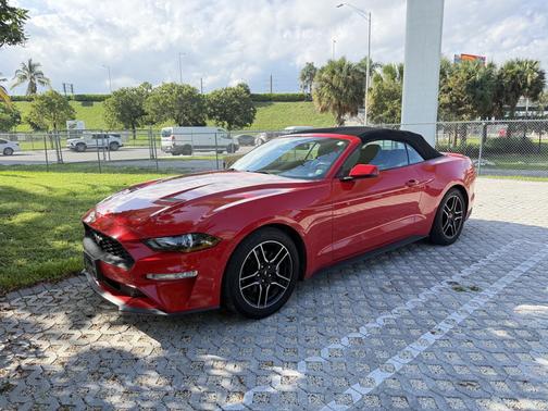 Red 2020 Ford Mustang EcoBoost Premium
