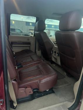 Red 2014 Ford F-250 King Ranch