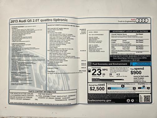 2013 Audi Q5 2.0T Premium Plus