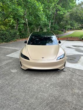Beige 2024 Tesla Model 3 Performance
