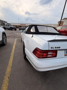 White 2001 Mercedes-Benz SL-Class SL500 Roadster