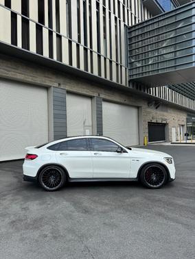 White 2021 Mercedes-Benz AMG GLC 63 4MATIC+