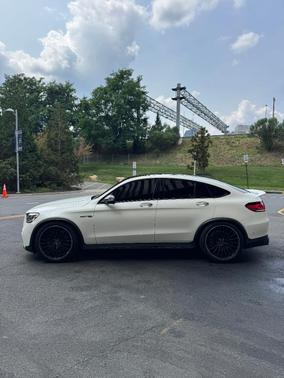 White 2021 Mercedes-Benz AMG GLC 63 4MATIC+