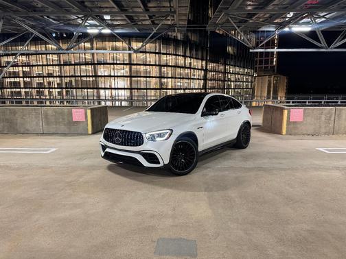 White 2021 Mercedes-Benz AMG GLC 63 4MATIC+