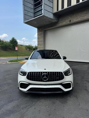 White 2021 Mercedes-Benz AMG GLC 63 4MATIC+