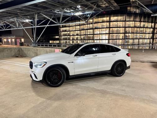 White 2021 Mercedes-Benz AMG GLC 63 4MATIC+