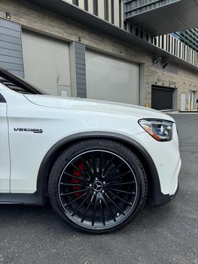 White 2021 Mercedes-Benz AMG GLC 63 4MATIC+
