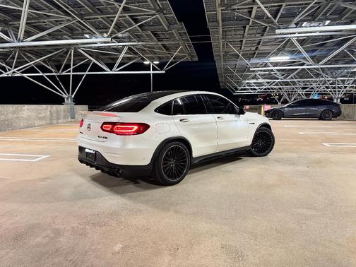 White 2021 Mercedes-Benz AMG GLC 63 4MATIC+