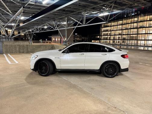 White 2021 Mercedes-Benz AMG GLC 63 4MATIC+