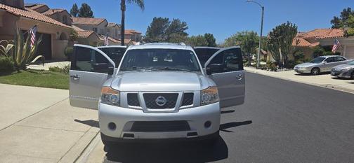 Silver 2015 Nissan Armada SV