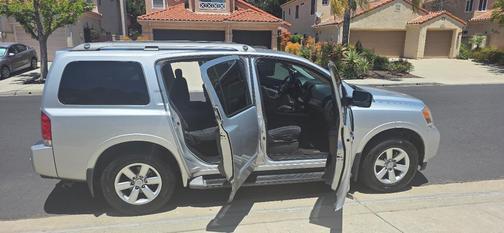 Silver 2015 Nissan Armada SV