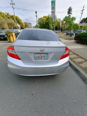 Silver 2012 Honda Civic LX