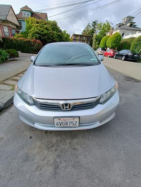 Silver 2012 Honda Civic LX