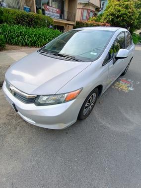 Silver 2012 Honda Civic LX