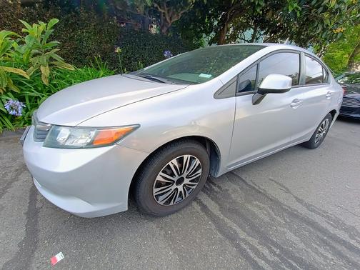 Silver 2012 Honda Civic LX