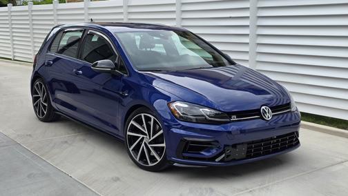 Blue 2018 Volkswagen Golf R 4-Door w/DCC & Navigation
