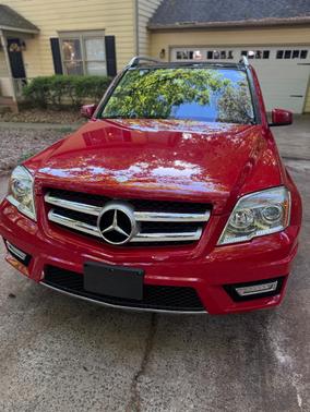 Red 2011 Mercedes-Benz GLK-Class GLK 350