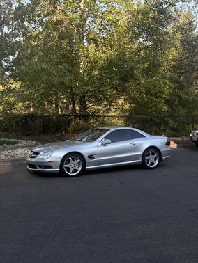 Silver 2003 Mercedes-Benz SL-Class SL55 AMG