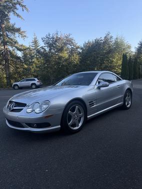 Silver 2003 Mercedes-Benz SL-Class SL55 AMG