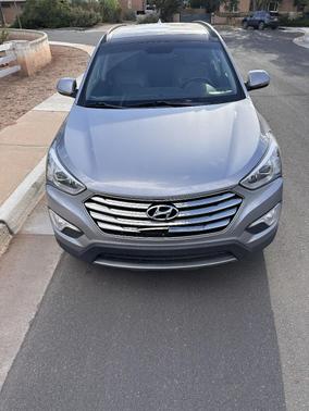 Gray 2015 Hyundai SANTA FE GLS