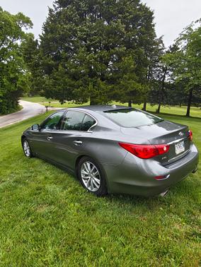 Gray 2014 INFINITI Q50 Premium